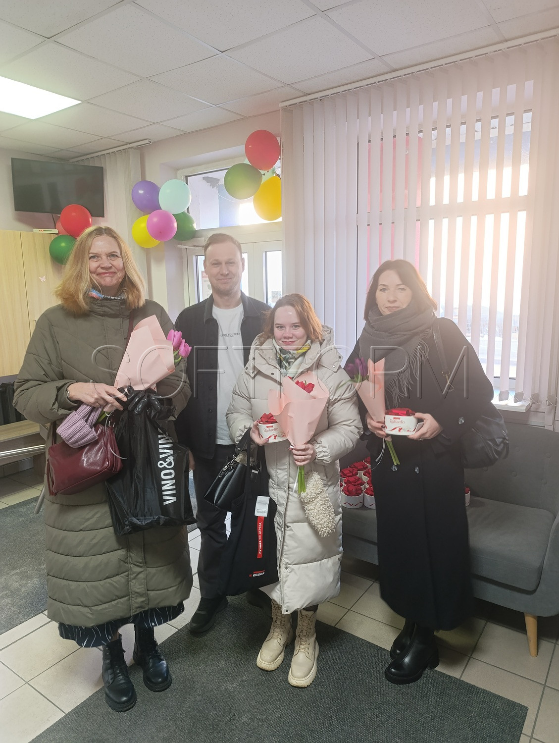 Поздравление работников предприятия с Днем защитника отечества и Международным женским днем